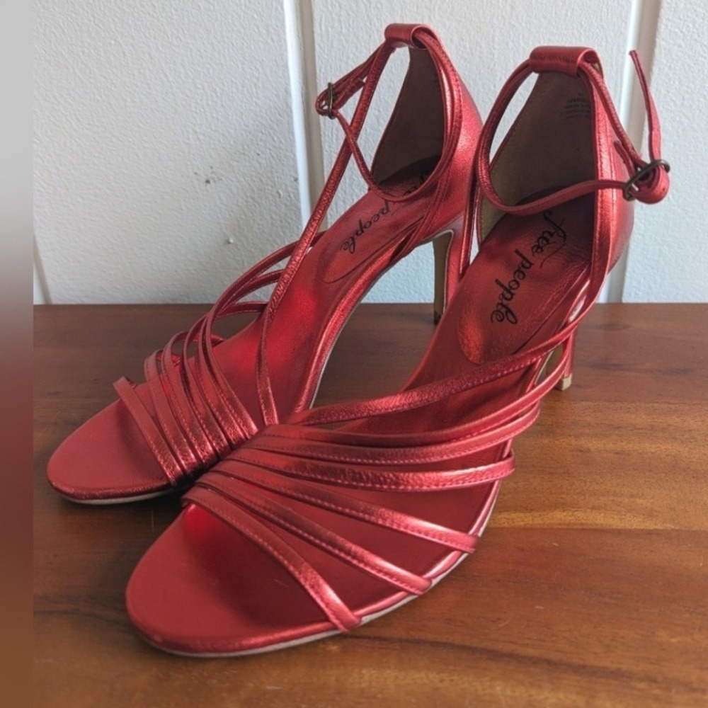 Free People Red Heels